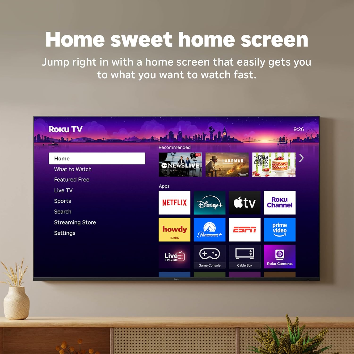 Roku Smart TV – 55-Inch Pro Series  Mini-LED TV – RokuTV with Backlit Voice Remote Pro – Flat Screen 4K QLED Television with 120Hz Refresh Rate & Dolby Vision IQ  Live News  Sports  Entertainment