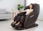 Osaki 4D Achilles l 360 Rotating Footrest l Full Body Massage Chair l Zero Gravity l 360 Kenading Calfrest l Lumbar Heating l Touchscreen Controller l Auto Body Scan l Bluetooth Speaker (Brown)
