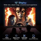 N90 Android 16 Tablet  12 inch Tablet 2K FHD+  Android Tablet with Keyboard  5G WiFi  24GB+128GB/2TB  Face ID  9000 mAh  4 Years Warranty  Widevine L1  OTG  1217-BOX  Case&Pen