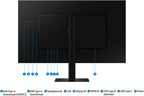 Samsung 32” ViewFinity S8 (S80UD) 4K UHD IPS HDR10 High Resolution Monitor  USB-C  Built-in Speakers  Ergonomic Stand  Built-in KVM Switch  Intelligent Eye Care  LS32D808UBNXGO  2025