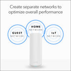 NETGEAR Orbi 370 Series Dual-Band WiFi 7 Mesh Network System for Home (RBE373) – Wireless Router + 2 Extenders  Security Features  5 Gbps  Covers 6 000 sq.ft.  70 Devices  2.5GB Internet Port  BE5000