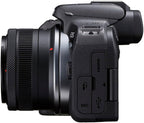 Canon EOS R10 Mirrorless Camera Kit with RF-S 18-45mm Lens | 24.2MP APS-C  4K Video  Perfect for Beginner Photographers & Vloggers (5331C009) + Adapter EF-EOS R + 64GB Card + LP-E17 Battery + Bag