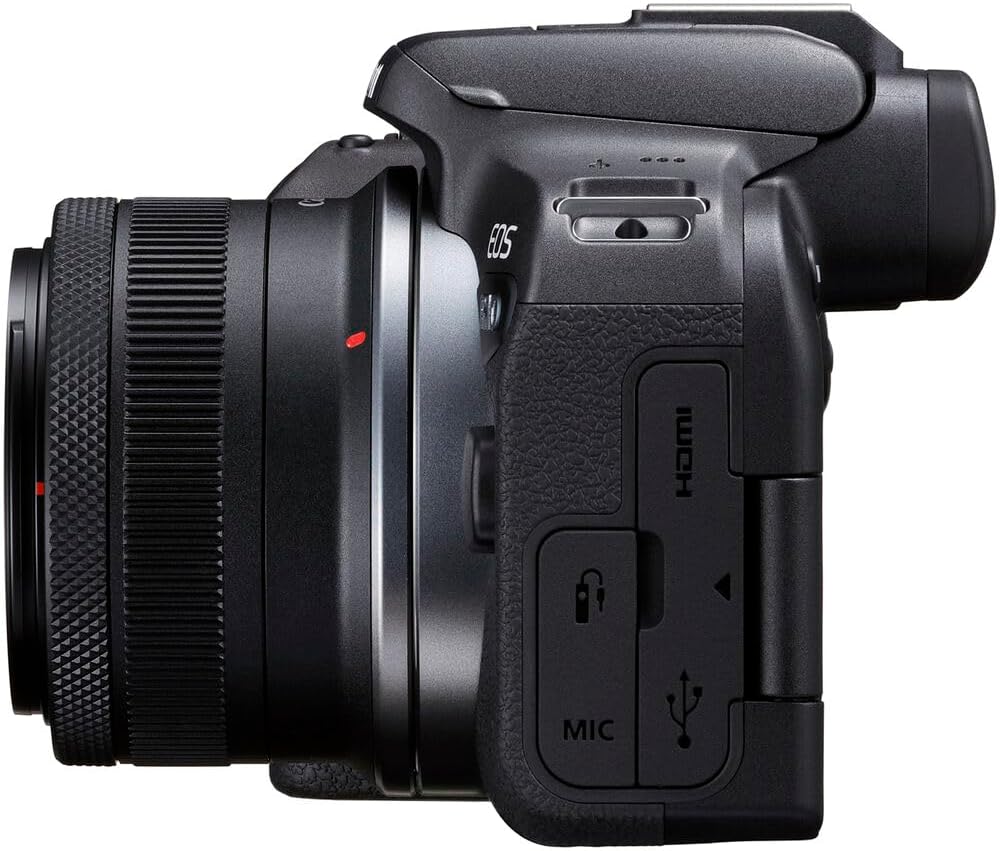 Canon EOS R10 Mirrorless Camera Kit with RF-S 18-45mm Lens | 24.2MP APS-C  4K Video  Perfect for Beginner Photographers & Vloggers (5331C009) + Adapter EF-EOS R + 64GB Card + LP-E17 Battery + Bag