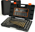 Coobeast 62Pcs Screw Extractor Set with Left Hand Drill Bit, Bolt Extractor Kit Heavy Duty, Easy Out Extractor Socket Set for Broken Nuts Bolts, Stripped Screw Remove with Portable Case