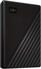 WD 2TB My Passport, Portable External Hard Drive, Black, backup software with defense against ransomware, and password protection, USB 3.1/USB 3.0 compatible - WDBYVG0020BBK-WESN