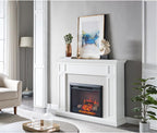 LegendFlame Carl 28" W Electric Fireplace Insert (EF262), Fireplace Heater 750/1500W, Fire Crackling Sound, Remote Control