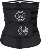 What Waist Vapor Define Band - Sweat Waist Trainer with ThermaTech Fabric - Stomach Wrap for Weight Loss, Sweat & Workouts