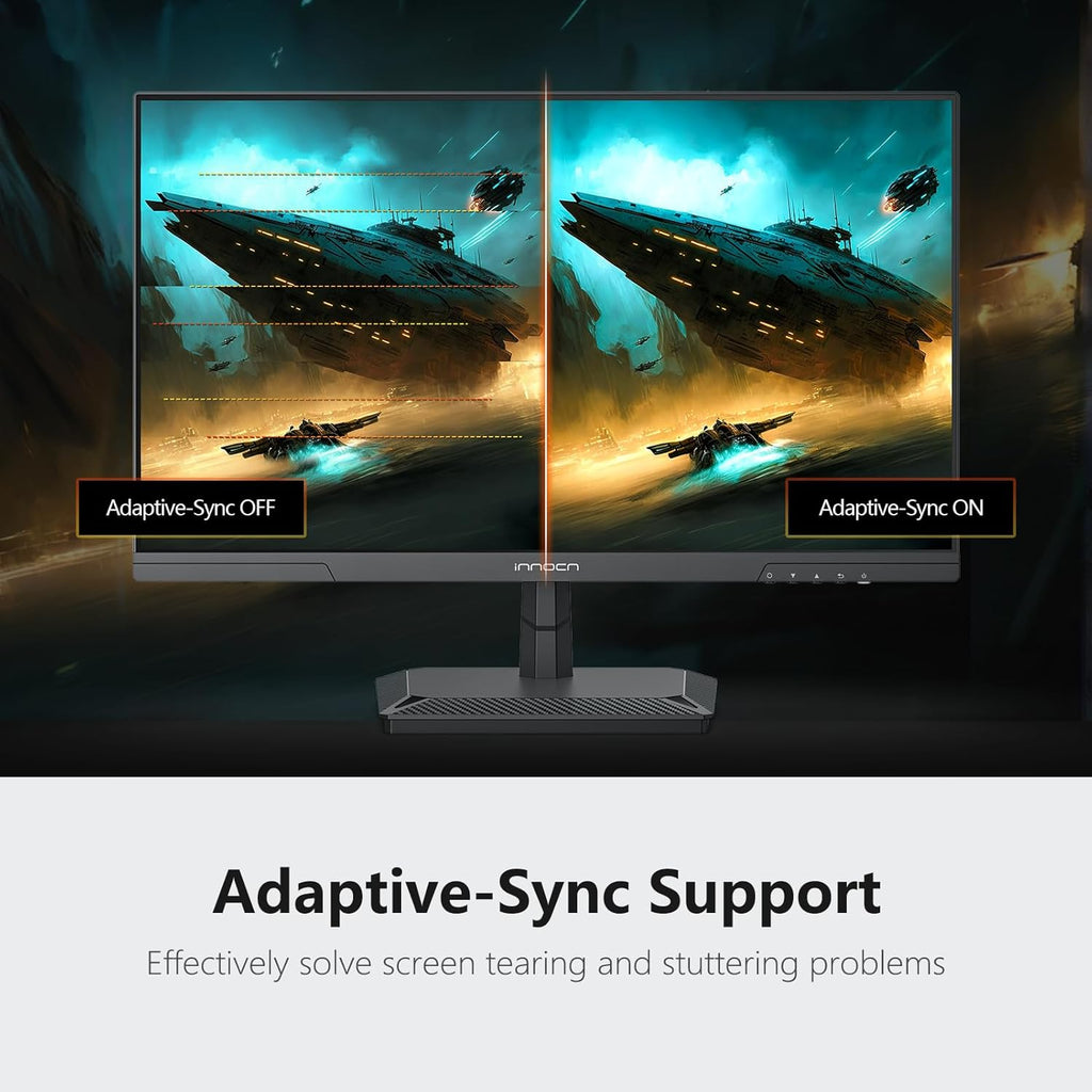 INNOCN 24.5 Inch Gaming Monitor 1440P 240Hz QHD 2K PC Desktop Gaming Screen Fast IPS HDMI 2.1 Display  DisplayPort  Built-in Speaker  25G2S