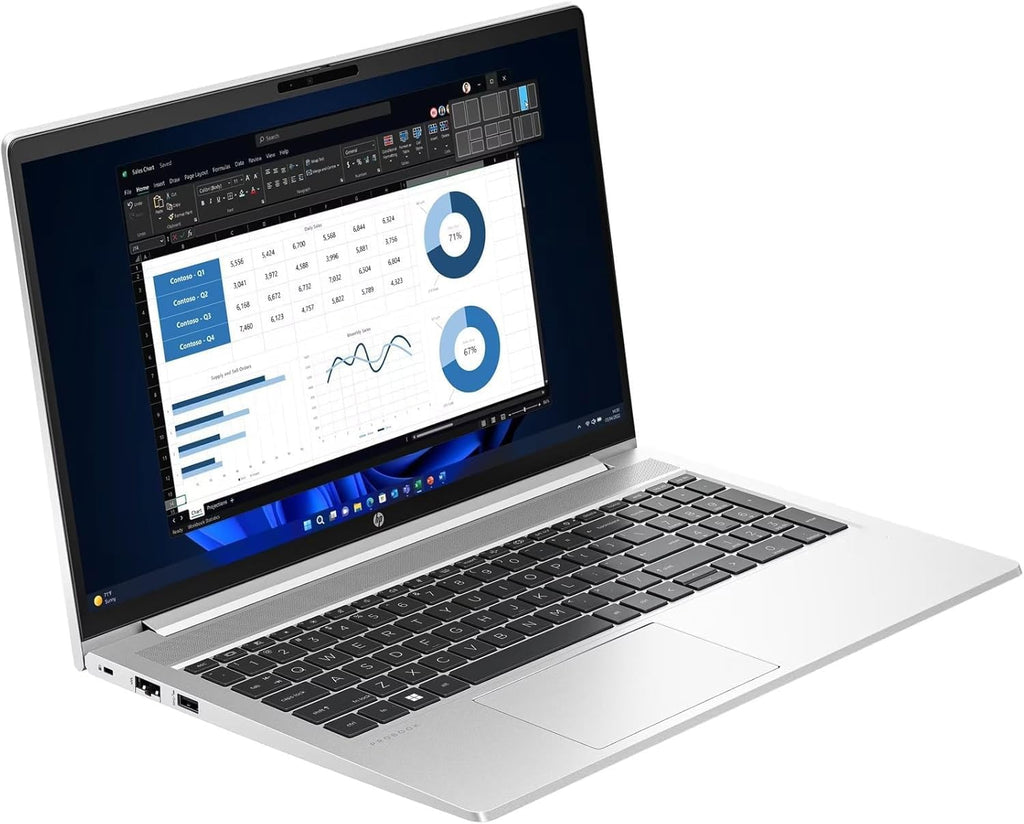 HP ProBook 450 G10 Business Laptop (15.6" FHD Anti-Glare  Intel 10-Core i5-1334U  16GB RAM  512GB SSD  (Beats i7-1255U)) Backlit KB  Webcam  Ethernet  Wi-Fi 6E  Win 11 Pro w/ AI Copilot  Silver