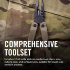 LEATHERMAN, Rebar Multitool with Premium Replaceable Wire Cutters and Saw, Coyote Tan