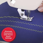 SINGER® M1500 Sewing Machine +Accessory Kit | 6 Built-In Stitches Deliver 57 Stitch Applications | Lightweight & Portable |LED Light & 4-step Buttonhole | Great for Quilting, Crafts & Mending