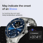 WITHINGS Scanwatch Nova - Heart Health Hybrid Smart Watch for Men & Women - SPO2, Temperature Monitoring, Sleep, Respiratory Health, Cycle Monitoring, 30-day Battery Life, Apple iOS/Android