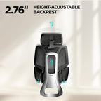 Hbada E3 Air Ergonomic Office Chair, Big and Tall Office Chair - with 3-Zone Dynamic Lumbar Support, 3D Adjustable Headrest, 3D Adjustable Armrests, Swivel Computer Chair, Black(No Footrest)