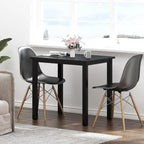 Need Dining Table Small Computer Desk for Home&Office- 31.5" Length Small Writing Desk Gaming Desk Students Laptop Use, Black Desktop & Black Frame AC3CB(80 * 60)