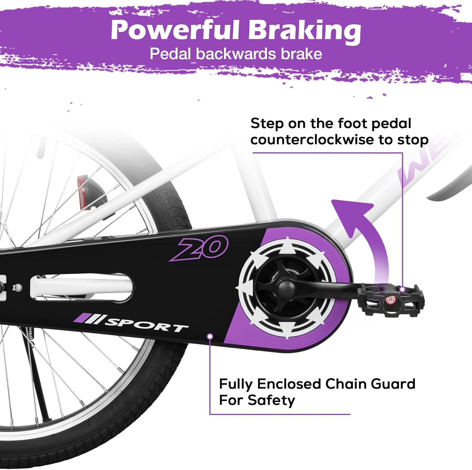 WEIZE 16 20 Inch Kids Bikes,Boy's Bike for Kids,BMX Style Bicycle for Boys Girls Ages 4-12 Years Old,Kids Bicycle with Adjustable Seat,Training Wheels,Front and Rear Fender,Multiple Color Options