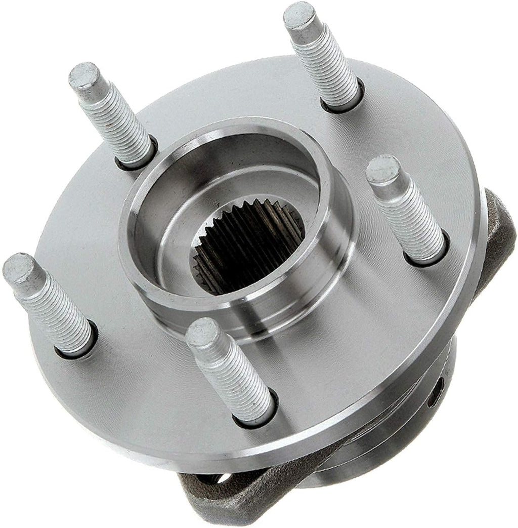 Detroit Axle - 4pc Front & Rear Wheel Bearing Hubs Assembly for Chevrolet Malibu 2004-2012 Cobalt 2009-2010 HHR 2008-2010, Pontiac G6 2005-2010, Saturn Aura 2007-2009, 5-Lug w/ABS