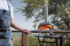 Ooni Karu 12 Multi-Fuel Outdoor Pizza Oven – Reaches 950°F and Cooks 12 Inch Pizzas and More in 60 Seconds - Portable Wood and Gas Grill with Pizza Stone  Dual Fuel Ooni Pizza Oven