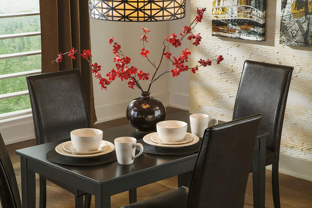 Signature Design by Ashley Kimonte Rectangular Dining Room Table, Black