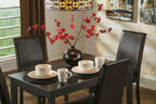 Signature Design by Ashley Kimonte Rectangular Dining Room Table, Black