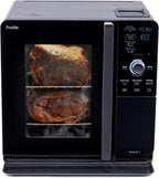 GE Profile™ Smart Indoor Pellet Smoker  with Active Smoke Filtration  5 Smoke Control Settings  WiFi Connected  Electric  Countertop BBQ Appliance  Black