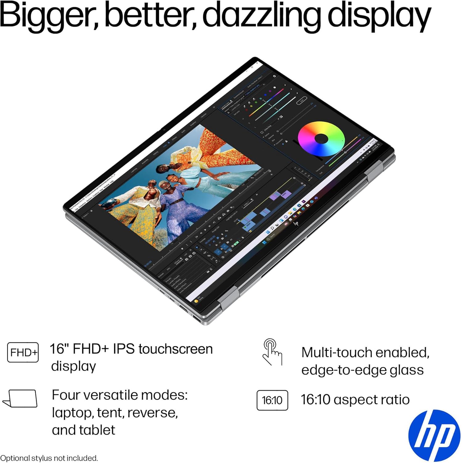 HP OmniBook X Flip 16 (Next Gen Envy 16 x360) 2-in-1 Touchscreen Laptop w/Bluetooth Mouse (16" FHD+  AMD Ryzen AI 5 340 (> Intel i7-1355U)  16GB DDR5  512GB SSD) AI Copilot+ PC  Backlit  Win 11 Home