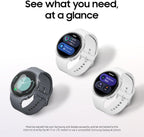 Samsung Galaxy Watch 8 (2025) 44mm Bluetooth Smartwatch  Cushion Design  Fitness Tracker  Sleep Coaching  Running Coach  Energy Score  Heart Rate Tracking  Graphite US Version  2 Yr Warranty
