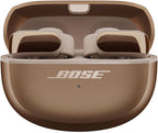 Bose Ultra Open Earbuds - Bluetooth Open Ear Earbuds with OpenAudio for Awareness  Clip-On Design for Comfort  Water Resistant  Up to 48 Hrs of Playtime  Driftwood Sand - Limited Edition Color