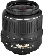 Nikon D3200 24.2MP DSLR Camera Kit with 18-55mm VR Zoom Lens – Full HD 1080p Video Capture  Fast 11-Point Autofocus System + 128GB Memory Card + Protective Memory Card Case + Camera Bag + More