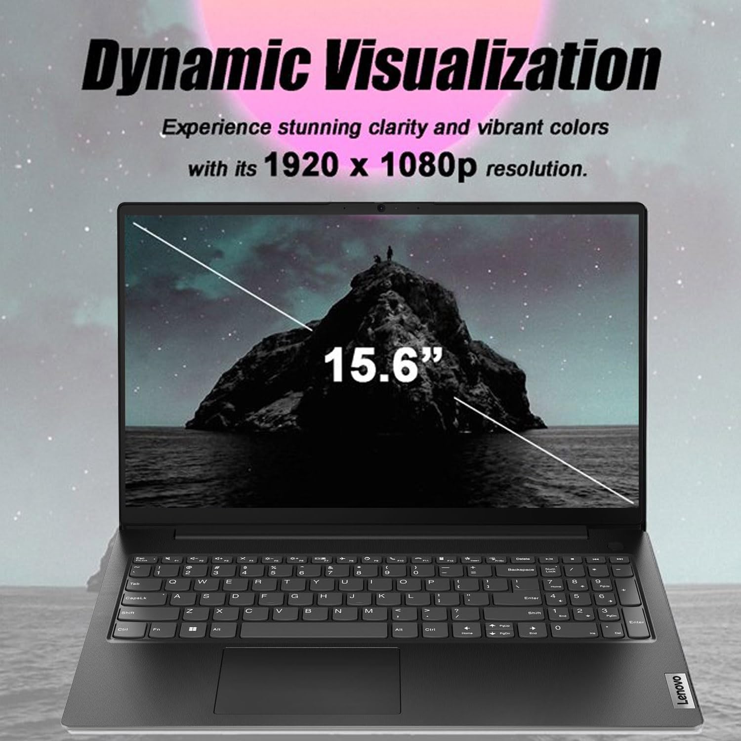 Lenovo V15 Gen 4 Business Laptop  15.6" FHD Display  Intel Core i5-13420H (Beat i7-1355U)  HDMI  RJ45  Webcam  Numeric Keypad  Wi-Fi  Windows 11 Pro  Black (16GB RAM | 512GB SSD)