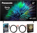 Panasonic TV-65W70BP W70 Series 65 inch LED 4K Ultra HD Smart Fire TV Bundle with 2X 6FT Universal 4K HDMI Cable  Theater Essentials and CPS Exclusive 26 Month Protection Pack (BEACH-CPS-26M1000ATV)