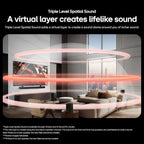 LG S70TY 3.1.1-Channel QNED TV Matching Soundbar  Dolby Atmos  Wow Orchestra  Rear Speaker Ready  Wireless Subwoofer