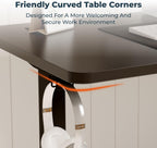 Standing Desk, Large 71x31 Inches Adjustable Stand Up Desk with Cable Management, Home Office Computer Desk with Memory Preset& Cup Holder, Black