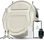 Lefant Robot Vacuum, Slim Quiet, 3 Adjustable Strong Suction Levels, Robot Vacuum Cleaner Ideal for Pet Hair Hard Floor and Daily Cleaning, WiFi/App/Alexa/iWatch Control, M210 Pro