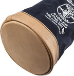 Klein Tools 5104FR Canvas Bucket, Flame-Resistant Tool Bucket Made of No. 4 Canvas, with Double-Reinforced Bottom, 100-Pound Load Rated