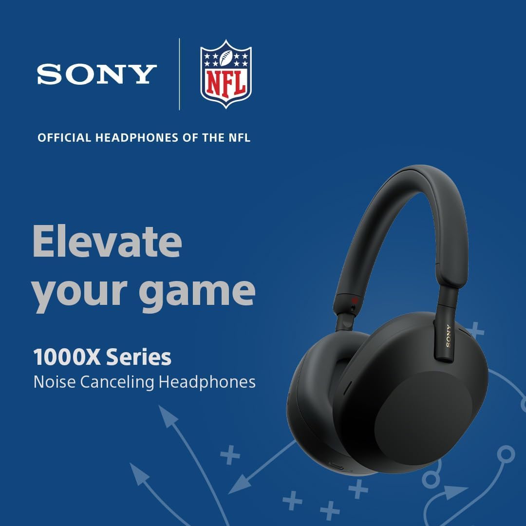 Sony WH-1000XM5 Premium Noise Canceling Headphones (Black) with Free WF-C700N Truly Wireless Noise Canceling Earbuds (Black)
