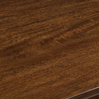 Signature Design By Ashley Lyncott Casual Triangle Dining Room Table, Mid-Century Modern, Seats 3, Rounded Corners, Wood, 35.25" W x 33.5" D x 30" H, Brown