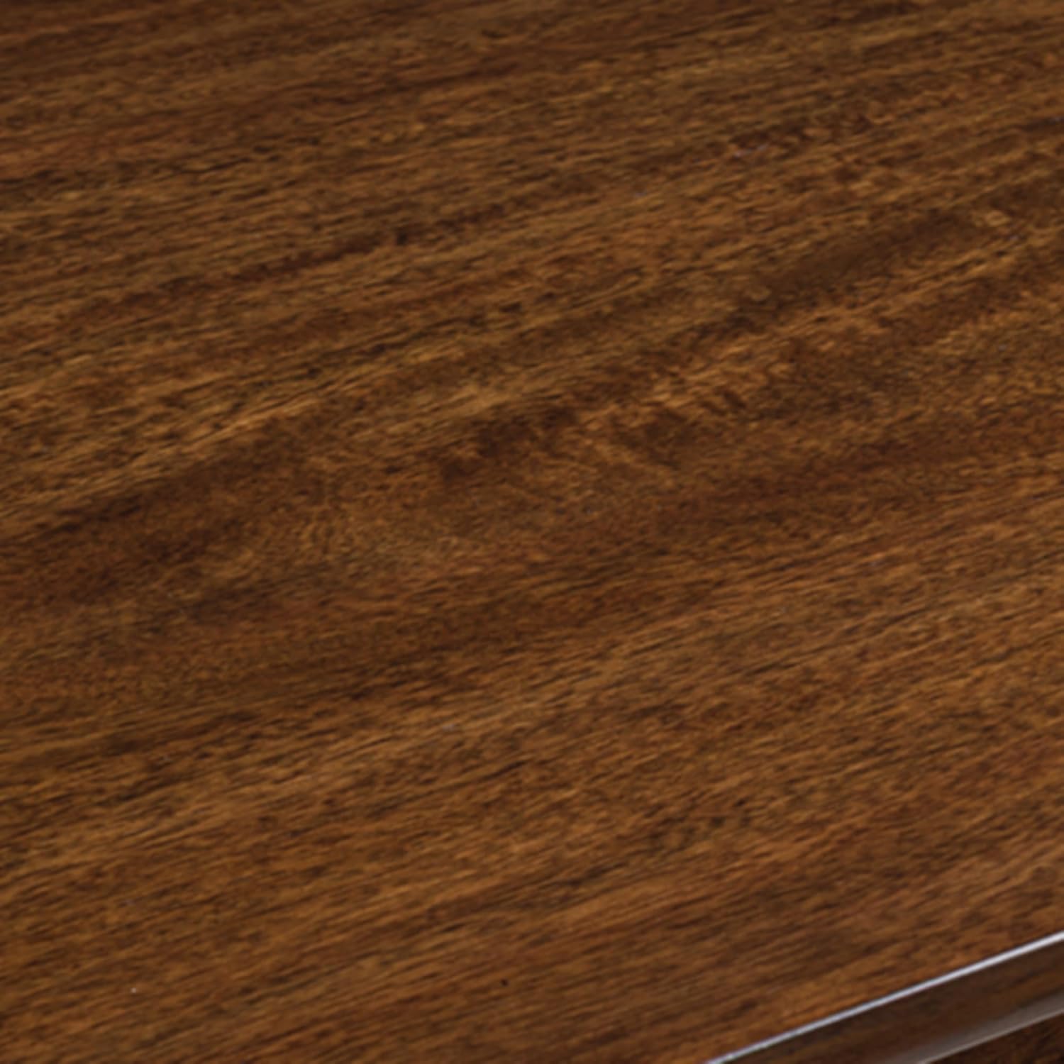 Signature Design By Ashley Lyncott Casual Triangle Dining Room Table, Mid-Century Modern, Seats 3, Rounded Corners, Wood, 35.25" W x 33.5" D x 30" H, Brown