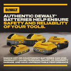 DEWALT 20V MAX Lithium-Ion Battery 2-Pack, 5.0 Ah (DCB205-2c)