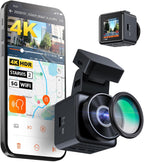 Vantrue E1 Pro 4K Mini Dash Cam Front  STARVIS 2 PlatePix HDR Night Vision Car Camera  Built-in 5G WiFi GPS  1.54'' IPS Screen  Voice Control  24/7 Buffered Parking Mode  Support 1TB Max