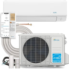 Senville AURA Series Mini Split Air Conditioner Inverter Heat Pump, 33000 BTU, Energy Star, White