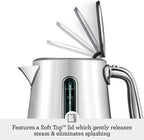Breville BKE845BST Smart Kettle Luxe Water Heater, 7 Cup, Black Stainless Steel