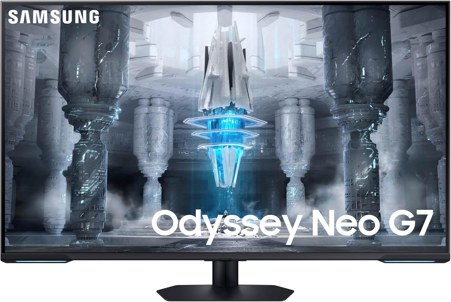 SAMSUNG 43" Odyssey Neo G7 Series 4K UHD Smart Gaming Monitor  144Hz  1ms  VESA Display HDR600  Quantum Matrix Technology  AMD FreeSync Premium Pro  LS43CG702NNXZA  Black
