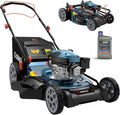 SENIX Gas Lawn Mower  22" Self Propelled Gas Powered Lawnmower with 170cc OHV 4-Cycle Engine  3-in-1 Walk-Behind Push Lawn Mower  6-Position Height Adjustment