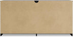 Signature Design by Ashley Finch Modern 6 Drawer Dresser with Ball-bearing Construction and Safety Stop, Black