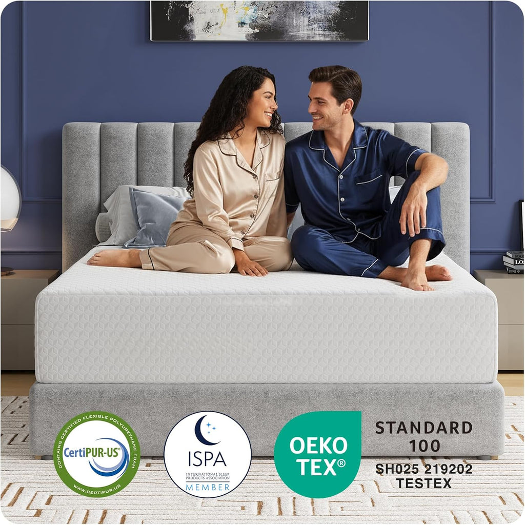 Avenco King Size Mattress 12 Inch,King Mattress Medium Firm in a Box for Refresh Sleep & Pressure Relief,CertiPUR-US Certified Foam Colchones
