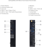 DELL Optiplex 5070 Micro MFF Desktop PC Intel i5-9500T  16GB DDR4 New 512GB M.2 NVMe SSD  WiFi BT HDMI New KB & Mouse Windows 11 Pro (Renewed)