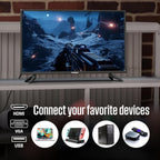 Westinghouse 32 Inch TV  HD LED Small Flat Screen Non-Smart Television  Works with Fire Stick  Roku  Apple TV  TiVo  Xumo  and Streaming Devices