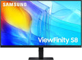SAMSUNG 27" ViewFinity S8 (S80D) Series 4K UHD High Resolution Computer Monitor  HDR10  Multiple Ports w/ HDMI  DisplayPort  USB-A  Height Adjustable Stand  LS27D806EANXGO  2024  3Yr Warranty