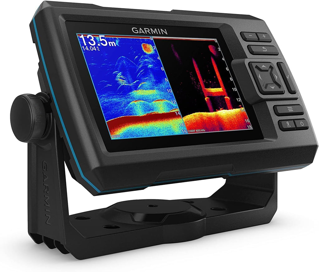 Garmin Striker Vivid 5cv  Easy-to-Use 5-inch Color Fishfinder and Sonar Transducer  Vivid Scanning Sonar Color Palettes (010-02551-00) (Renewed)