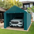 GOJOOASIS Car Port Canopy Tent Carport 10'x20' Car Tent Portable Garage, Tents for Car Waterproof & UV Protected for Wedding, Garden Shelter, Storage Shed (Green)